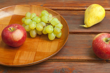 autumnal fruit still life