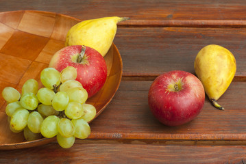 autumnal fruit still life