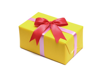 yellow gift boxs