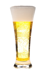 Beer isolated on white