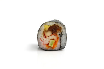 Maki Rolls isolated in white background