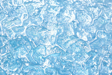 ice background in blue