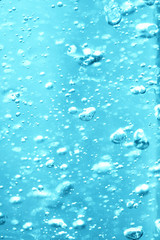 Blue bubble background