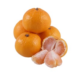 Isolierte Mandarinen