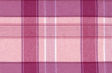 Ecossais rose et  violet.