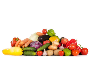 Fototapeta na wymiar Assortment of fresh vegetables