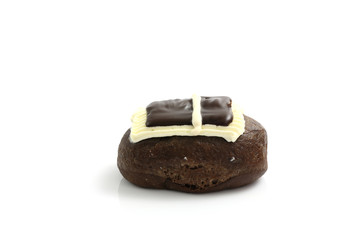 Chocolate Donut isolated in white background