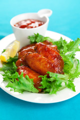 Spicy chicken wings
