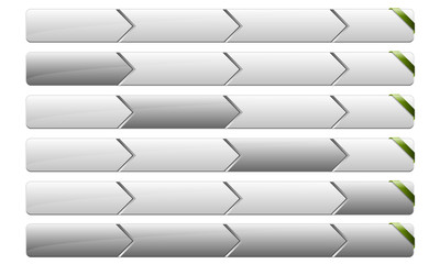 Vector horizontal steps