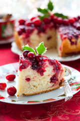 Cranberry Upside Down Cake
