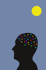 immagine uomo con idee