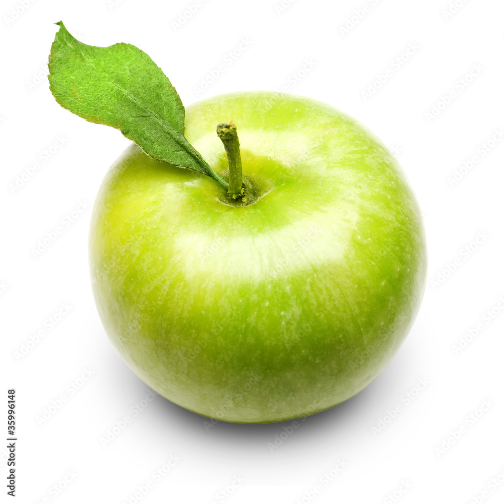 Wall mural green fresh apple