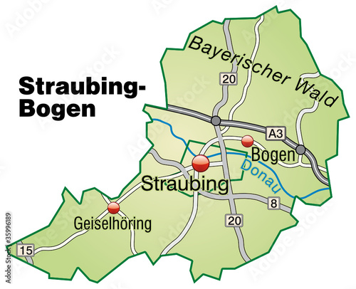 "Landkreis Straubing Bogen V2" Stockfotos und lizenzfreie Vektoren auf