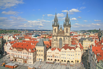 Naklejka na ściany i meble Praha. Czech Republic