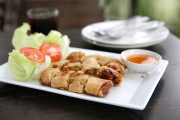 Spring Roll also known as Egg Roll