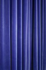 Blue Theater Velvet Curtain