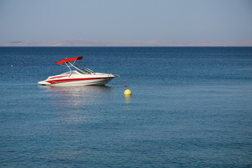 barca nel mare - Murter (Croazia)