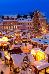 Weihnachtsmarkt im Erzgebirge, Christkindlmarkt - obrazy, fototapety, plakaty
