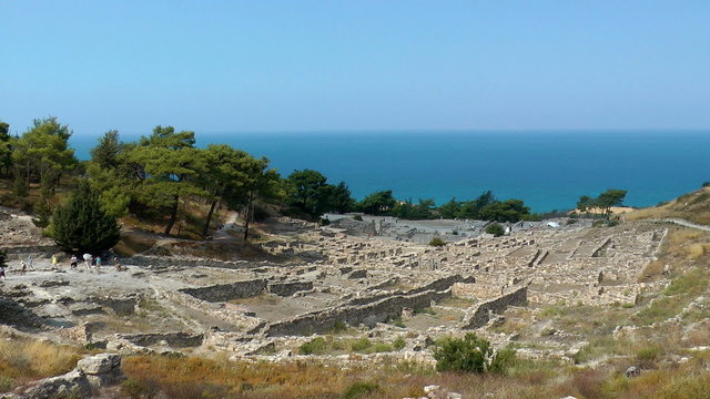 ruins of Kamiros town