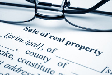 Sale of real property