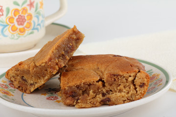 Peanut Butter Bars Closeup