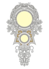 Royal Frame vector