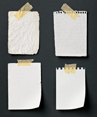 note paper with adhesive tape message