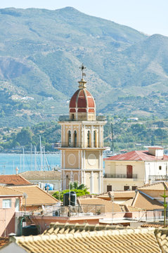View at Zante church - Zakynthos Greece