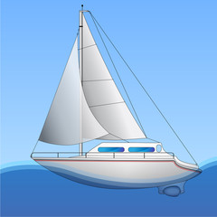 Sailing Boat Illustration