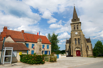 French village in the auvergne