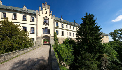 Fototapeta na wymiar Castle entrance in Bohemian Paradise