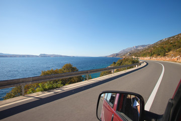 Driving the Croatian coast