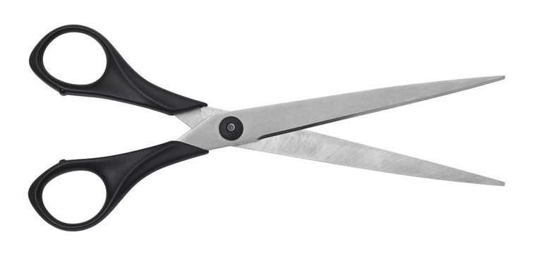 open scissors