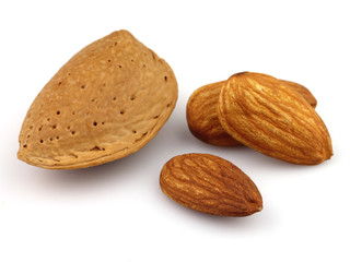 Almond with kernel