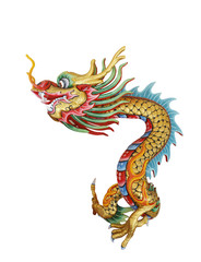 Fototapeta premium Chinese dragon statue