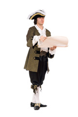 man in a historical costume