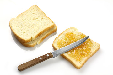 Pane con marmellata - Bread with jam