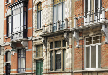 old facades, brussels