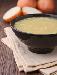 soupe à l'oignon