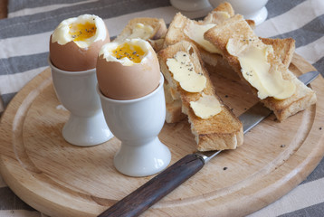 Eggs on toast
