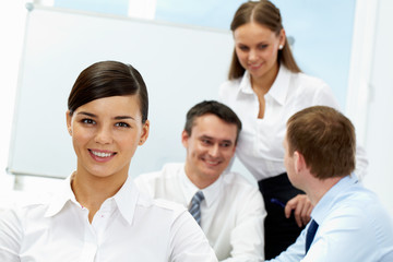 Fototapeta premium Woman business leader