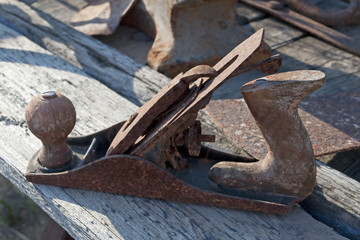 rusty plane