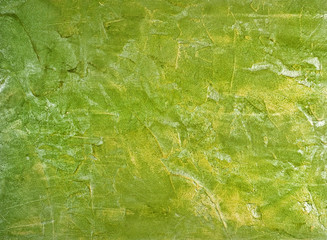 decorative plaster yellow-green