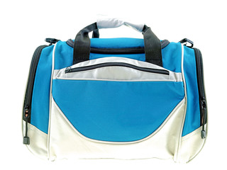 sports bag isolated on white background