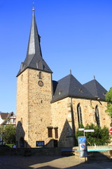 Fototapeta na wymiar Stadtkirche in Melsungen