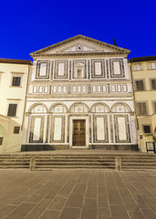 Empoli (Florence), church by night