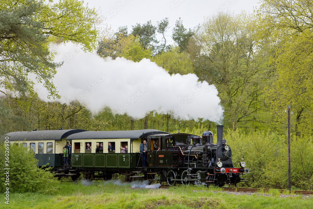 Sticker steam train, boekelo - haaksbergen, netherlands