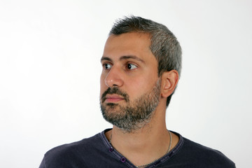 Fototapeta premium portrait of unshaved man