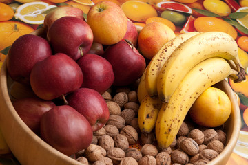 fruit's basket over the table