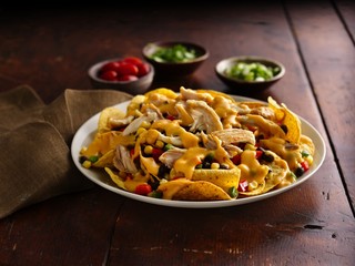 Roasted Chicken Nachos